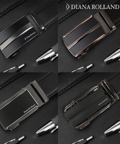 [다이에나롤랑] 소가죽 정장 벨트_MAB0027BK